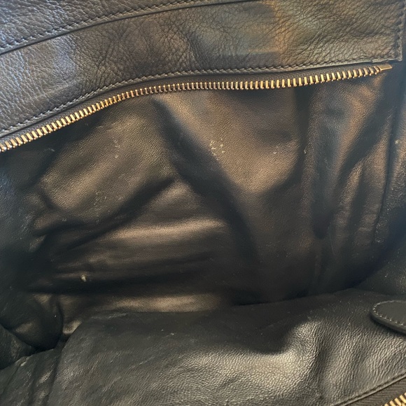 Celine Natural Canvas and Leather Luggage Tote Bag - Picture 8 of 14